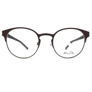 Max Cole MC 1501 COL 10 Eyeglasses Frames Brown Round Full Rim 48-20-140